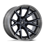 Fuel Fusion Forged Catalyst FC402 Gloss Black W/ Brushed Dark Tint 20x9 +20