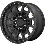 KMC KM718 Summit Satin Black 17x8.5 +18