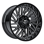 TIS Offroad 553BM Gloss Black W/ Milled Accents 22x10 +10