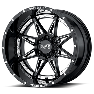 Moto Metal MO993 Hydra Gloss Black W/ Milled Spokes