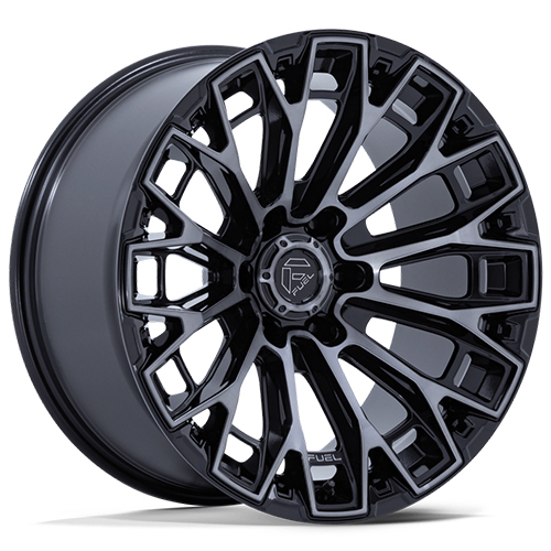 Fuel Trax FC882 Gloss Black Machined With Dark Tinted Clear