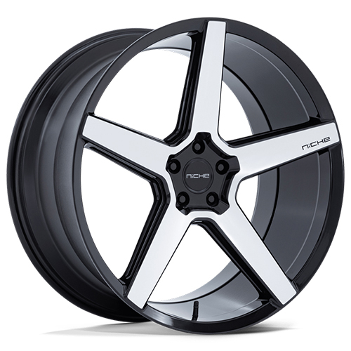Niche Modena NC283 Gloss Black With Machined Face